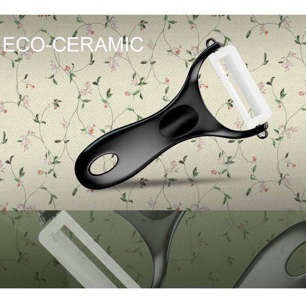 Овочечистка керамічна в блістерній упаковці чорна, Samura "Eco-ceramic" (SCP-100BL) SCP-100BL фото