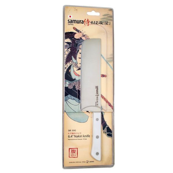 Ніж кухонний овочевий Накірі, 161 мм, Samura "Harakiri" (SHR-0043W) SHR-0043W фото