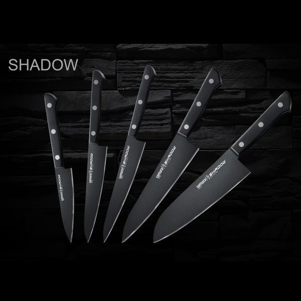 Ніж кухонний овочевий Накірі, 170 мм, Samura "Shadow" (SH-0043) SH-0043 фото