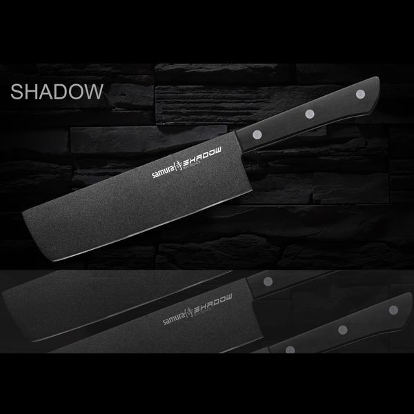 Ніж кухонний овочевий Накірі, 170 мм, Samura "Shadow" (SH-0043) SH-0043 фото