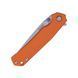 Ніж складаний Sandvik 14C28N Black Stonewash, помаранчова G10/сталь 3Cr14N, кліпса (RKE P801-J) RKE P801-J фото 4