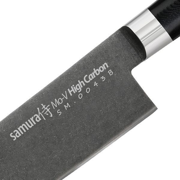 Ніж кухонний овочевий Накірі, 180 мм, Samura "MO-V Stonewash" (SM-0043B) SM-0043B фото