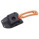 Ніж нескладний Ruike Hornet Sandvik 14C28N Stonewash, Orange G-10/ SS, чохол ABS з поясною кліпсой (F815-J) RKE F815-J фото 2