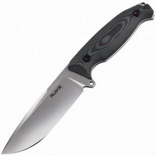 Ніж нескладний Ruike Jager Green, Sandvik&trade; 14C28N Stonewash, G-10/SS, чохол ABS з поясною кліпсою (F118-G) RKE F118-G фото
