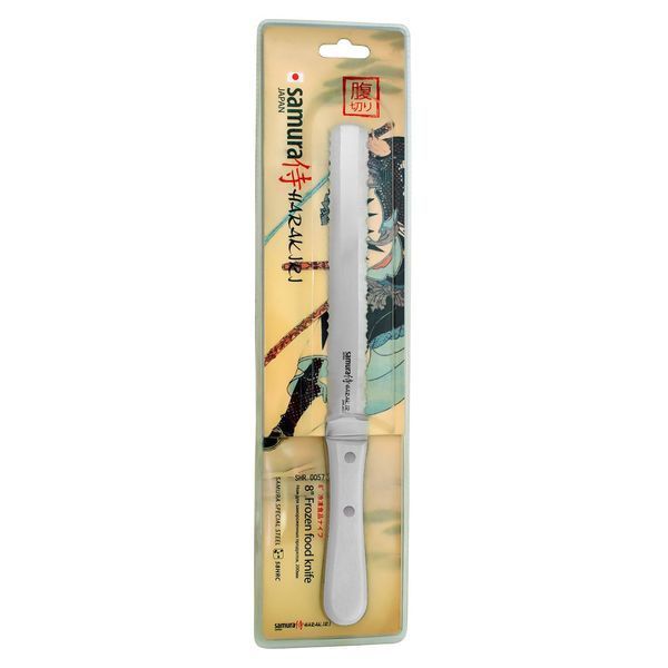 Ніж кухонний для заморожених продуктів і хліба, 180 мм, Samura "Harakiri" (SHR-0057W) SHR-0057W фото