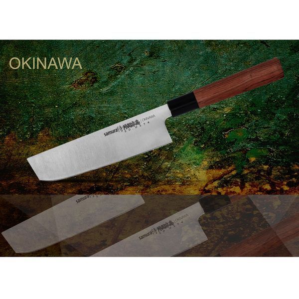 Ніж кухонний овочевий Накірі, 172 мм, Samura "Okinawa" (SO-0174) SO-0174 фото