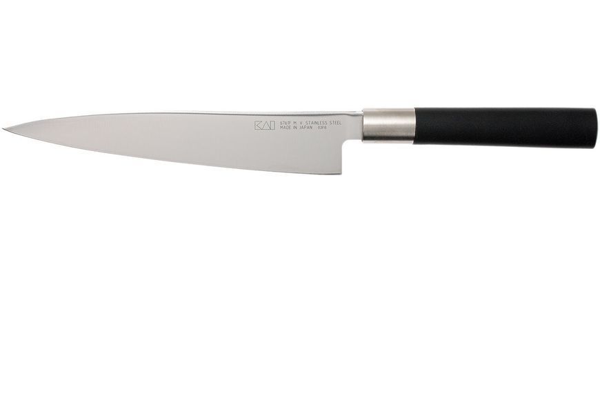 Ніж кухонний для тонкої нарізки, 180 мм, KAI Wasabi (6761F) 6761F фото