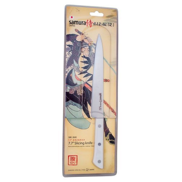 Ніж кухонний для тонкої нарізки, 195 мм, Samura "Harakiri" (SHR-0045W) SHR-0045W фото