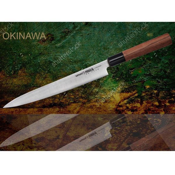 Ніж кухонний Янагіба, 240 мм, Samura "Okinawa" (SO-0110) SO-0110 фото