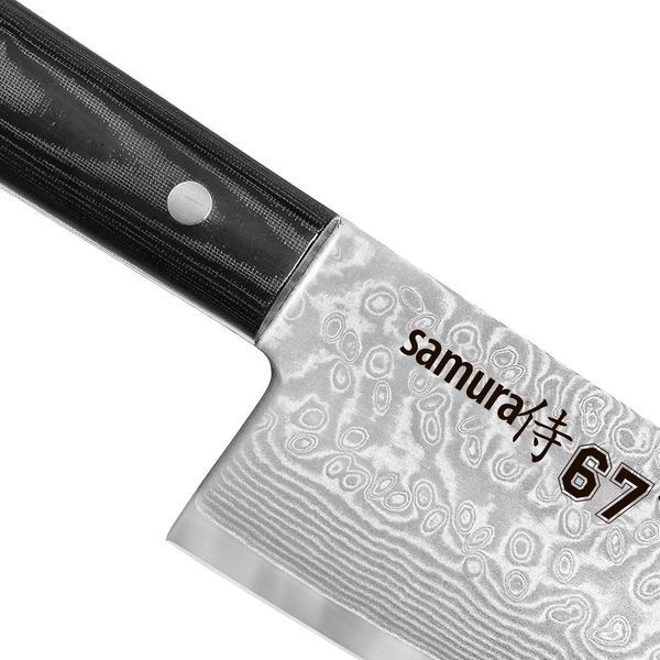 Ніж кухонний Сантоку, 175 мм, Samura "67 Damascus" (SD67-0094M) SD67-0094M фото