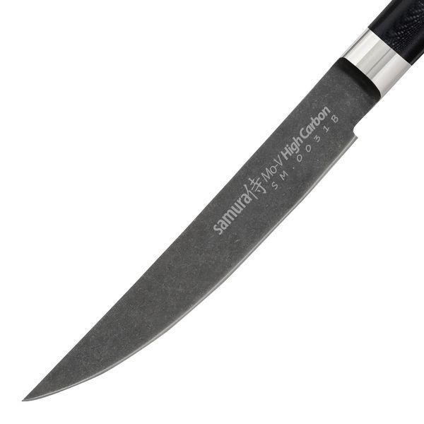 Ніж кухонний стейковий, 120 мм, Samura "MO-V Stonewash" (SM-0031B) SM-0031B фото