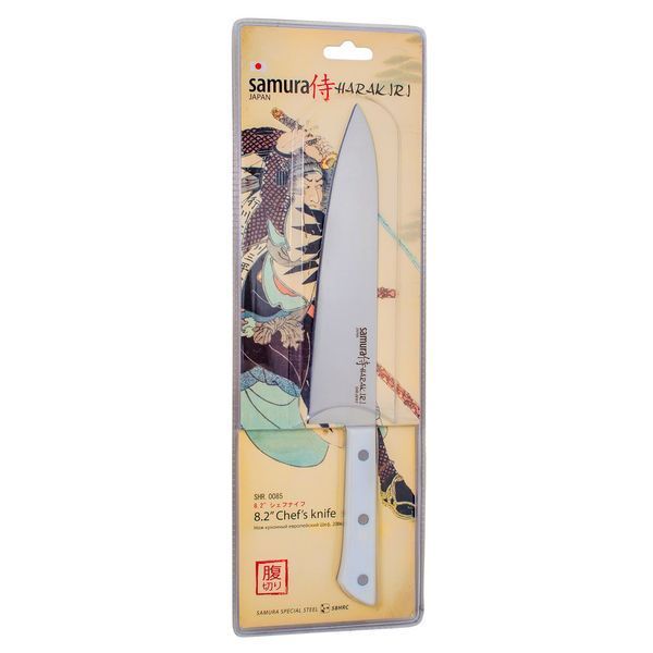 Ніж кухонний Шеф, 208 мм, Samura "Harakiri" (SHR-0085W) SHR-0085W фото