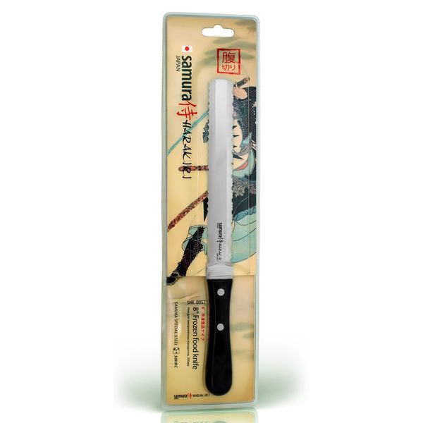 Ніж кухонний для заморожених продуктів і хліба, 180 мм, Samura "Harakiri" (SHR-0057B) SHR-0057B фото