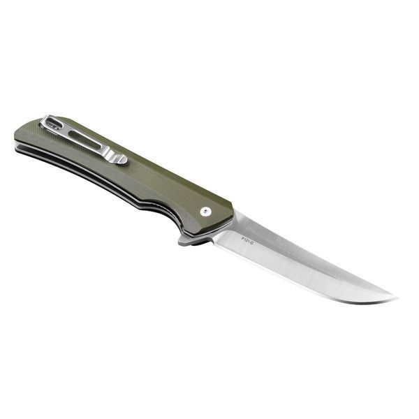 Ніж складаний Ruike Hussar Sandvik 14C28N, green G-10/SS, кліпса (RKE P121-G) RKE P121-G фото