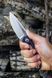Ніж нескладний Ruike Hornet Black, Sandvik 14C28N Stonewash, G-10/ SS, чохол ABS з поясною кліпсой (F815-B) RKE F815-B фото 4