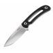 Ніж нескладний Ruike Hornet Black, Sandvik 14C28N Stonewash, G-10/ SS, чохол ABS з поясною кліпсой (F815-B) RKE F815-B фото 1