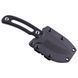Ніж нескладний Ruike Hornet Black, Sandvik 14C28N Stonewash, G-10/ SS, чохол ABS з поясною кліпсой (F815-B) RKE F815-B фото 2